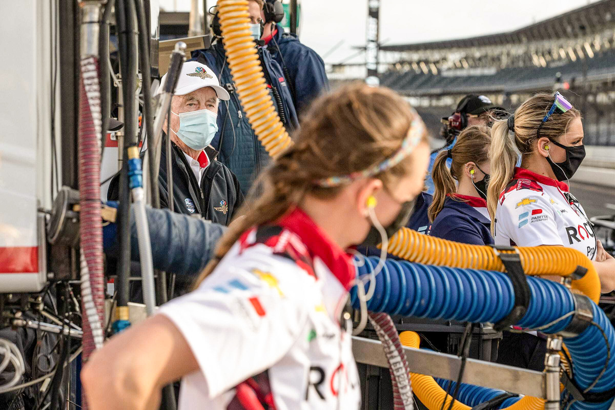 Penske was trackside two weeks ago with the members—mostly women—of Team Paretta.